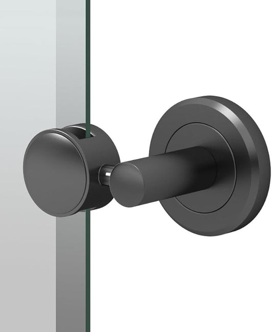 Gatco 4249MXS Latitude II, Frameless Rectangle Pivot Mirror, 31.5" H, Matte Black/Wall Mounted 31.5" H x 27.50" W Frameless Tilting Beveled Bathroom Vanity Mirror Wth Matte Black Brackets