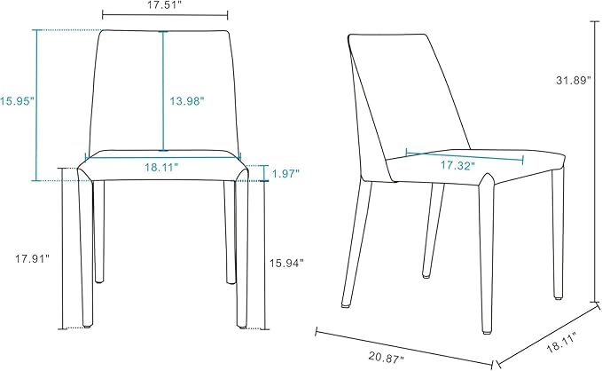 Manhattan Comfort Paris 8-Piece Leather Dining Chair and Armchair Set, Upholstered in Luxurious Saddle Material, Metal Frame, Ideal for Industrial and Coastal Homes, No Assembly, Clay