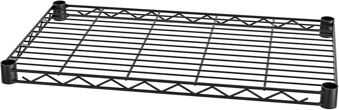 SINGAYE 6 Tier Adjustable Storage Shelf Wire Shelving Unit Metal Shelves Standing Closet Bathroom Organizers Pantry Kitchen Garage Laundry Room Organization Home Rack 12" D X 22" W X 69.5" H Black