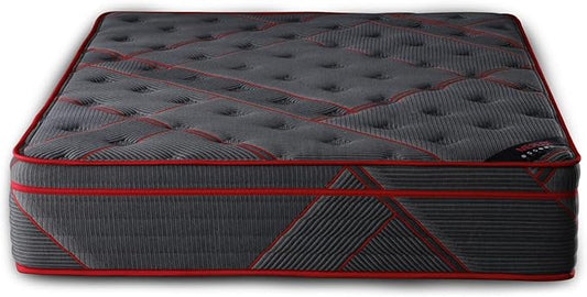 Ottomanson King 13" Luxury Black Eurotop Mattress - Medium-Firm Hybrid Comfort - Made in USA - Premium Quilted Cover - Fiberglass-Free - Bed in a Box