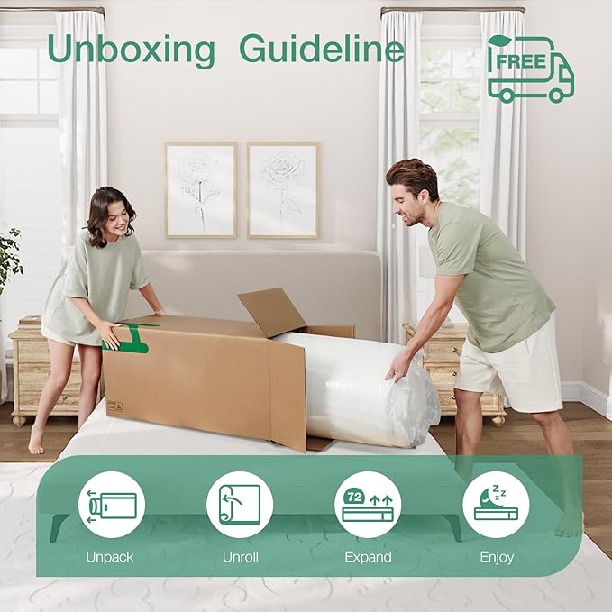 Novilla Mattress Cal King Size,12 Inch Gel Memory Foam Mattress in a Box for Cool Night & Motion Isolation,Medium Firm Feel, Bliss
