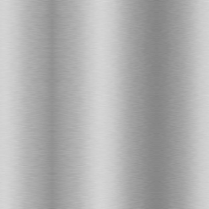 Armen Living Charlotte Swivel Bar Stool in Brushed Stainless Steel with White Faux Leather