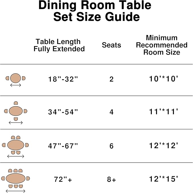 Casaphoria Wood Kitchen Table Set with 6 Chairs, 79" Rectangle Dining Kitchen Table & Chairs Set for 4-6, Modern Farmhouse Dining Table for Living Room, Easy Assembly, Black