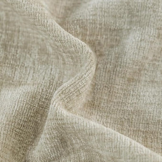 CaliTime Throw Pillow Covers Decorative 18 X 18 Inches Pack of 4 Cozy Chenille Cushion Cases for Couch Sofa Bed Living Room Home Light Taupe