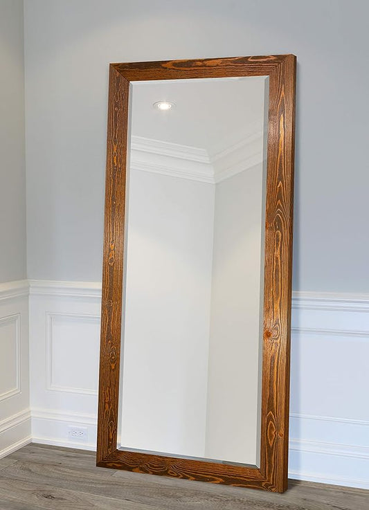 Wexford Home Barnwood Wood Full Length Mirror - Colonial Maple