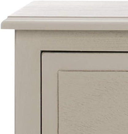 Safavieh Home Michaela Coastal Vintage Grey 4-drawer Side Table
