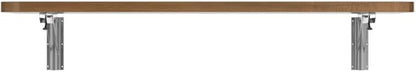 Pmnianhua 31'' Wall Mounted Drop Leaf Table, Folding Table, Fold Down Wall Desk, Floating Desk for Home Office, Small Space (Walnut)