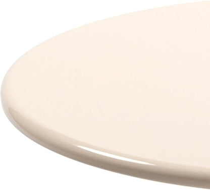 Drink Table for Small Spaces, Martini Table Cocktail Tables Drink Stand, Modern Small Side Pedestal Table, Accent End Metal Round Coffee Table for Living Room, Bedroom, Patio, Bar, White