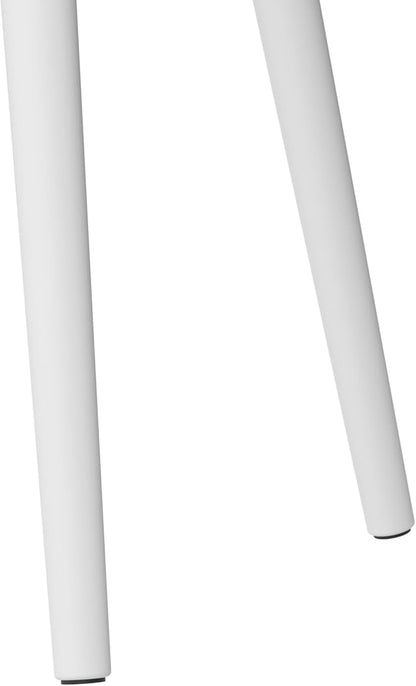 Furniture Nora 40W Writing Desk in Pure White | Computer Table for Home Office Workspace or Entryway