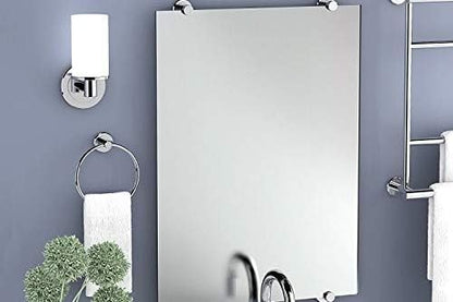 Gatco Latitude II Rectangle Mirror,, Chrome, 31.5 Inch, Frameless Rectangle, 31.50"H X 27.50"W