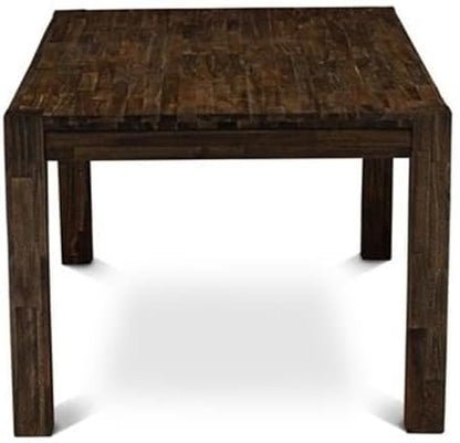 East West Furniture LM7-07-T Lismore Modern Dining Table - Rectangle Rustic Farmhouse Table, 40x72 Inch, Jacobean