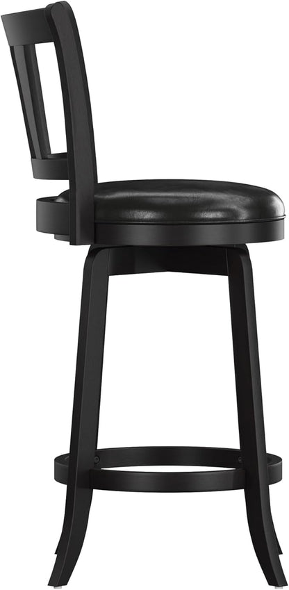 Hillsdale Presque Isle Swivel Stool, Counter Height, Black