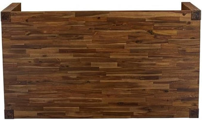 East West Furniture LM7-0N-T Lismore Dining Room Table - Rectangle Rustic Wood Table, 40x72 Inch, Walnut