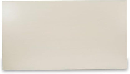 East West Furniture V727MZN32-5 5 Piece Dinette Set Includes a Rectangle Dining Room Table with V-Legs and 4 Light Beige Linen Fabric Parsons Dining Chairs, 40x72 Inch, Multi-Color