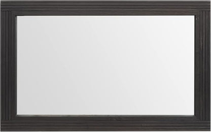 YOSHOOT Hand-Made Wooden Spliced Wall Mirror for Bathroom, Rustic Farmhouse Vanity Mirror, Décor Wall Art, Solid Wood Frame, Vertical or Horizontal Hanging