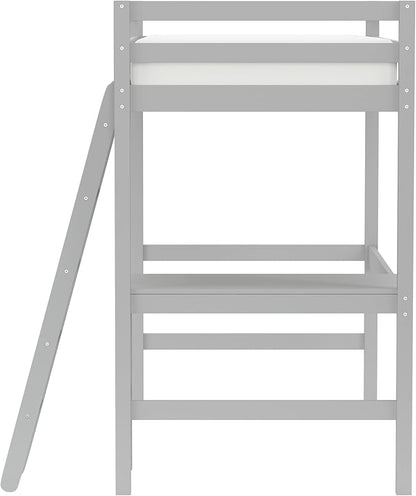 Hillsdale Furniture Caspian Twin Loft Bed, Gray