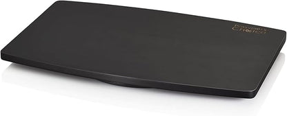 Prosumer's Choice Wooden TV Swivel Stand for LED/LCD TV, Monitors, Stereos, 21 inch Base Surface - Steel Ball Bearings - 360˚ Rotation - Black