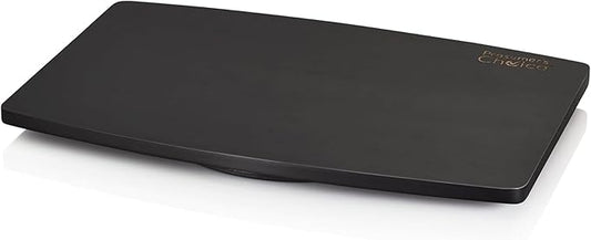 Prosumer's Choice Wooden TV Swivel Stand for LED/LCD TV, Monitors, Stereos, 21 inch Base Surface - Steel Ball Bearings - 360˚ Rotation - Black