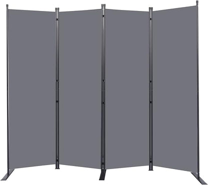 Room Divider 6FT Portable Room Dividers and Folding Privacy Screens, 88'' W Fabric Divider for Room Separation, 4 Panel Partition Room Dividers Freestanding Wall Divider Screen for Dorm Studio Office