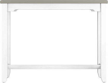 Hillsdale Furniture Hillsdale Clarion Side, Distressed Gray/Sea White Counter Height Table