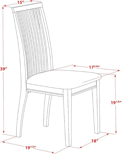 East West Furniture HBIP3-LWH-C 3 Piece Dinette Set for Small Spaces Contains a Round Dining Table with Pedestal and 2 Linen Fabric Upholstered Dining Chairs, 42x42 Inch, Linen White