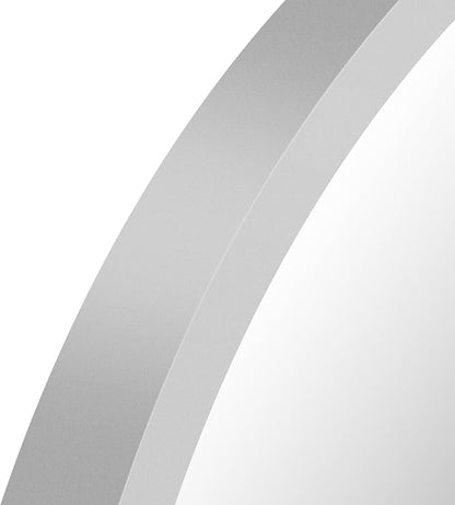 FORBATH Arched Bathroom Mirror 30x36 Inch, Arch Wall Mirror with Silver Aluminum Frame, Arched Mirror for Dresser, Fireplace,Entryway,Home Decor,Hanging or Leaning Against Wall
