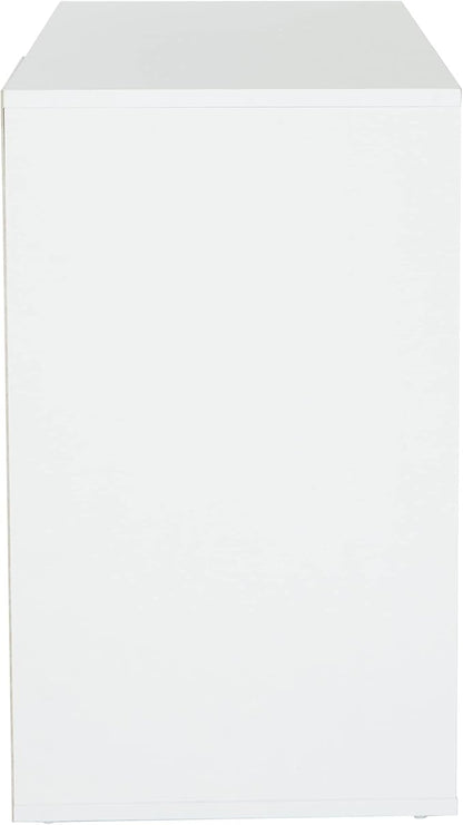 OSP Home Furnishings Ravel 40-Inch Wide Writing Desk, White