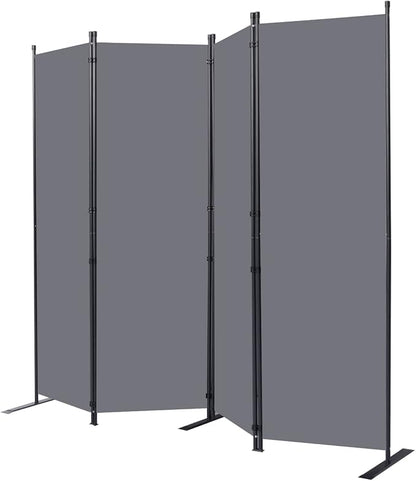 Room Divider 6FT Portable Room Dividers and Folding Privacy Screens, 88'' W Fabric Divider for Room Separation, 4 Panel Partition Room Dividers Freestanding Wall Divider Screen for Dorm Studio Office