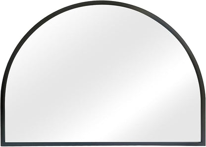 WAMIRRO Minimalist Black Arched Mirror,Window Pane Farmhouse Wall Mirrors Decor for Wall Mounted,28"X20"