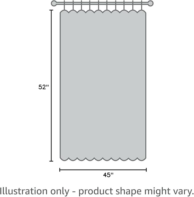 H.VERSAILTEX Linen Blackout Curtains 45 Inches Long 100% Absolutely Blackout Thermal Insulated Textured Linen Look Curtain Draperies Anti-Rust Grommet, Energy Saving with White Liner, 2 Panels, Navy