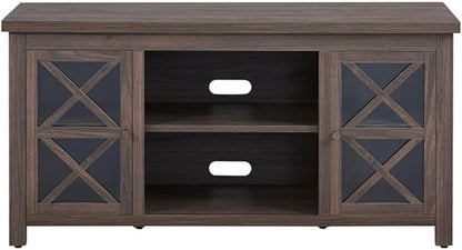 Henn&Hart Rectangular TV Stand for TV's up to 55" in Alder Brown, TV Stands for the Living Room