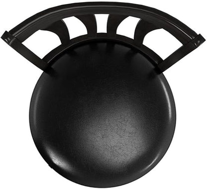 Hillsdale Savana Wood Bar Height Kitchen Stool, 29.5" High, Black