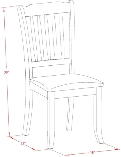East West Furniture MZDA5-LWH-C 5 Piece Dining Room Table Set Includes a Rectangle Kitchen Table with Dropleaf and 4 Linen Fabric Upholstered Dining Chairs, 36x54 Inch, Linen White