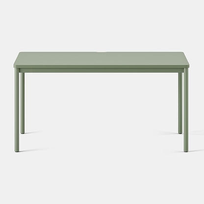 Branch Daily Desk - Functional at Home Office Desk with Effortless Assembly, Timeless Design, Rounded Corners, and Built-in Cable Notch - 58” W x 27” H x 24” D - Sage
