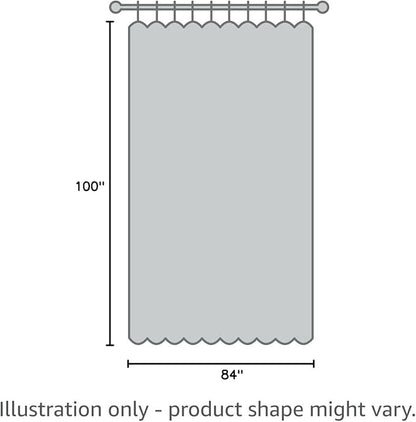 H.VERSAILTEX Linen Blackout Curtains Durable Thick Textured Linen Look 100% Blackout Patio Door Curtain Anti Rust Grommet Extra Wide Sliding Door Curtain Panel, W100 x L84 inch - Sage