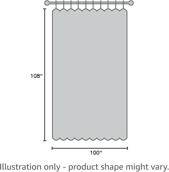 H.VERSAILTEX Linen Blackout Curtains Durable Thick Textured Linen Look 100% Blackout Patio Door Curtain Anti Rust Grommet Extra Wide Sliding Door Curtain Panel, W100 x L108 inch - Sage