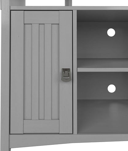Bush Furniture Salinas Accent Storage Cabinet with Doors and Shelves, Farmhouse Cabinet Buffets & Sideboards
