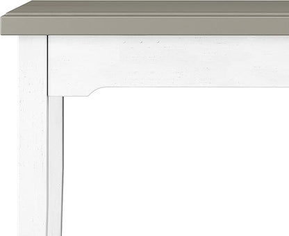 Hillsdale Furniture Hillsdale Clarion Side, Distressed Gray/Sea White Counter Height Table