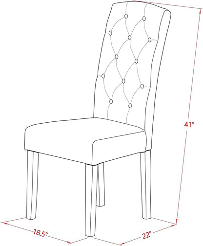 East West Furniture X027CE215-6 6 Piece Dining Room Set Contains a Rectangle Dining Table with X-Legs and 4 Baby Blue Linen Fabric Parson Chairs with a Bench, 40x72 Inch, Multi-Color