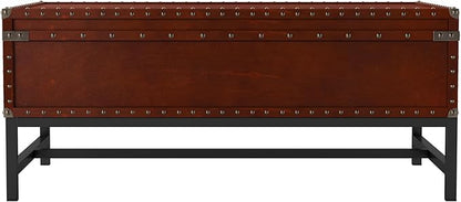 SEI Furniture Voyager Storage Cocktail Table - Espresso