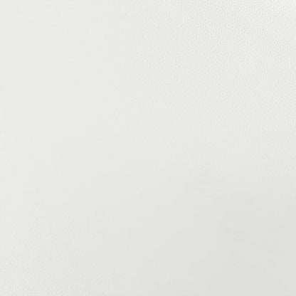 Armen Living Dalza Swivel Counter or Bar Stool in Cloud Finish with White Faux Leather