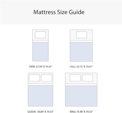 Signature Design by Ashley M69541 King Size Chime 8 Inch Medium Firm Innerspring Pressure Relief Quilt Foam, Fiberglass Free, Mattress in A Box