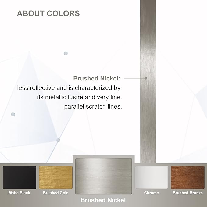 MOON MIRROR 22" x 30" Brushed Nickel Metal Framed Pivot Rectangle Bathroom Mirror, Silver Tilting Rounded Rectangular Vanity Mirror for Wall Hangs Vertical Only