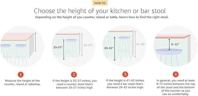 HomePop Upholstered Counter Height Barstool, 29-inch, Textured Grey