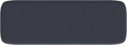 HomePop Upholstered Storage Bench with Metal Leg Home Décor|Bench with Storage for Living Room & Entryway - Blue Velvet
