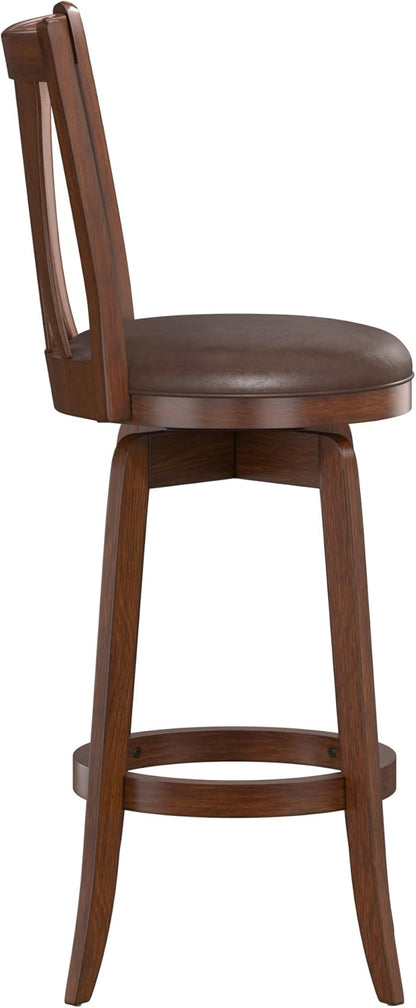 Hillsdale Savana Swivel Bar Stool, Cherry