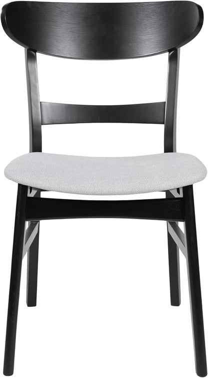 Christopher Knight Home Bryner Dining Set, 19.6 "W x 20.6 "D x 30.8 "H, Black + Light Gray