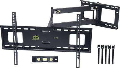 FORGING MOUNT Long Extension TV Mount Full Motion Wall Bracket with 42 inch Long Arm Articulating TV Wall Mount for 37 to 80 Inch Flat/Curve TVs, VESA 600x400mm Compatible, Holds up to 110 lbs