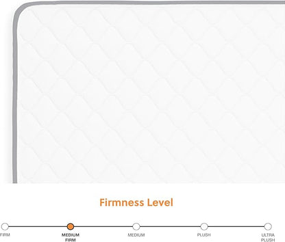 Signature Design by Ashley King Size Medium Firm 6 Inch Memory Foam Mattress with Breathable Quilted Cover, Fiberglass Free, Mattress in A Box