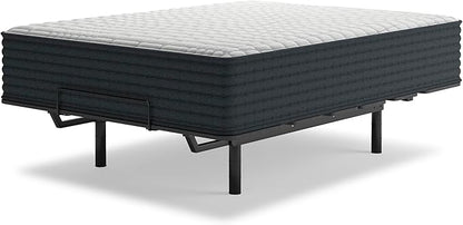 Signature Design by Ashley Hybrid 1300 13 Inch Plush Gel Memory Foam Mattress with Edge Support for Pressure Relief, California King, Fiberglass Free, Mattress in A Box